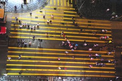 Crosswalk in Hong Kong