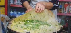 Egg pancake jian bing in China