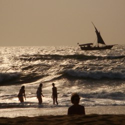 Candolim Goa India Sunset
