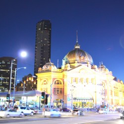 Flinders Street Station in Melbourne, Australia