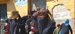 Poor women in Egypt