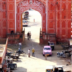 Pink City Walls in Jaipur India