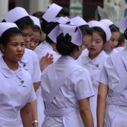 Asian Nurses at Grand Palace