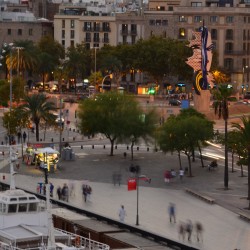 Barcelona Spain at Night