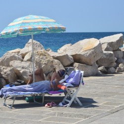Beach Chairs and Umbrella