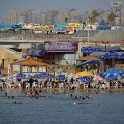 Beach in Alexandria Egypt