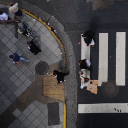 Buenos Aires Argentina Crosswalk