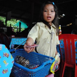 Child Selling Products in Cambodia