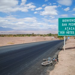 City Sign San Pedro de Atacama Chile