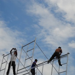 Construction Crew Lima Peru