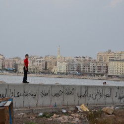 Corniche of Alexandria Egypt