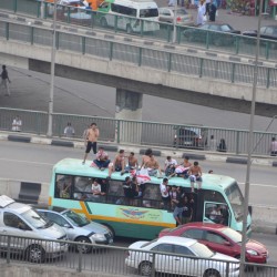 Crazy Traffic in Cairo Egypt