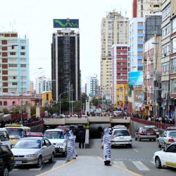 Downtown La Paz Bolivia