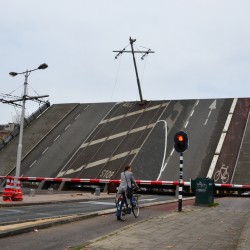 Drawbridge in Amsterdam Netherlands