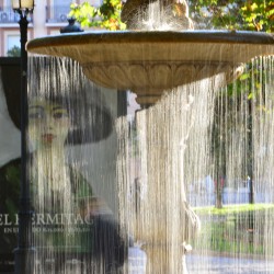 Fountain in Madrid Spain