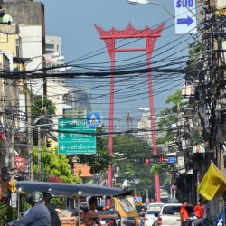 Giant Swing in Bangkok Traffic