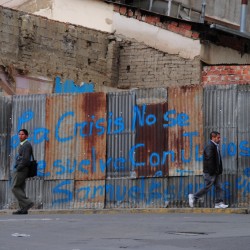 Graffiti in La Paz Bolivia