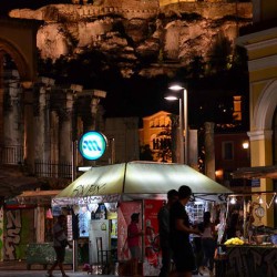 Greece Acropolis at Night