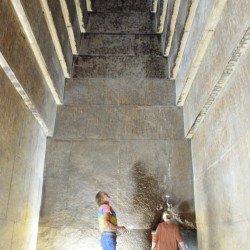 Inside Red Pyramid in Dashur Egypt