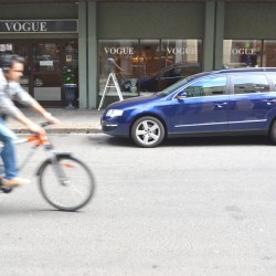 Man on Bike in Norway