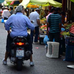 Market in Athens Greece