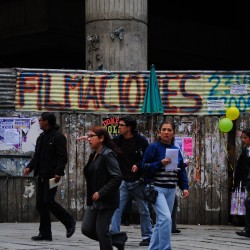 People in La Paz Bolivia