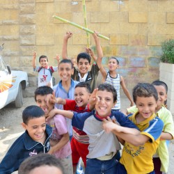 Poor Children in Cairo Egypt