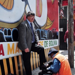 Shoe Shine in Bolivia