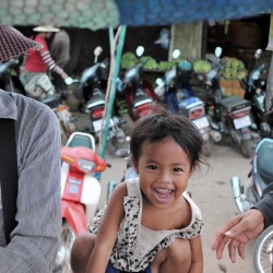 Smiling Child in Cambodia