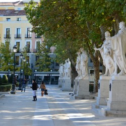 Statues in Madrid Spain