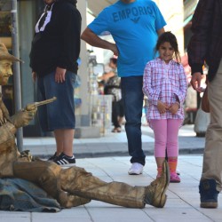 Street Performer in Stockholm Sweden