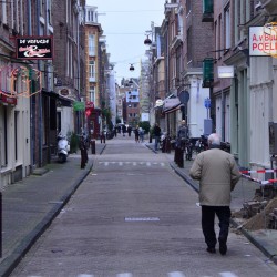 Street in Amsterdam Netherlands