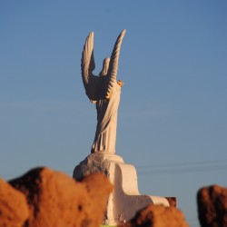 Tombstone in San Pedro de Atacama Chile