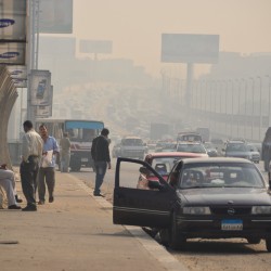 Traffic in Cairo Egypt