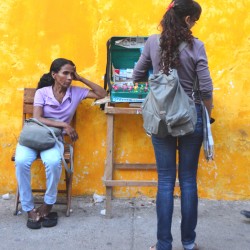 Two Women in Cartagena Colombia