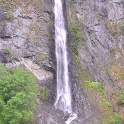 Waterfall in Norway Fjords