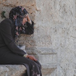 Woman in Veil in Amman Jordan