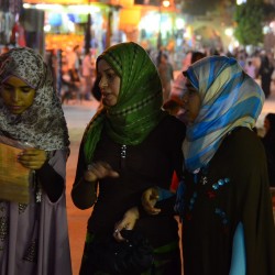 Women in Veils in Aswan Egypt