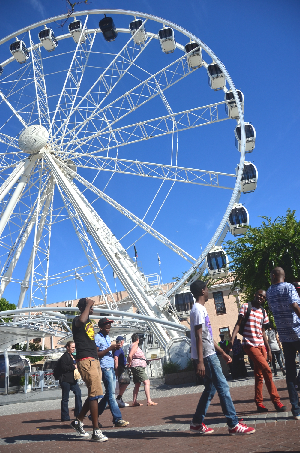 The V&A Waterfront is carefree and pleasant, in spite of how touristy it seems