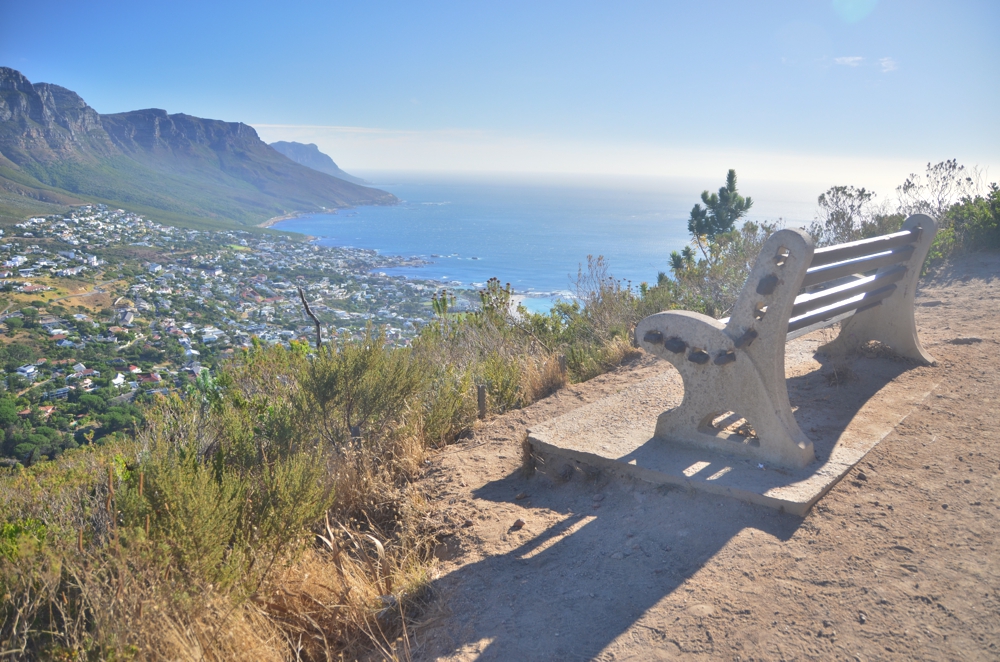 The view from about a third of the way up Lion's Head