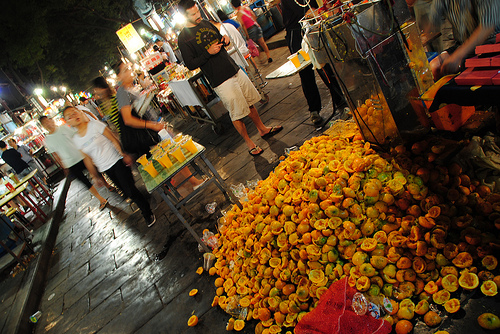 Xi'an orange juice is awesome, if the amount they sell is any indication