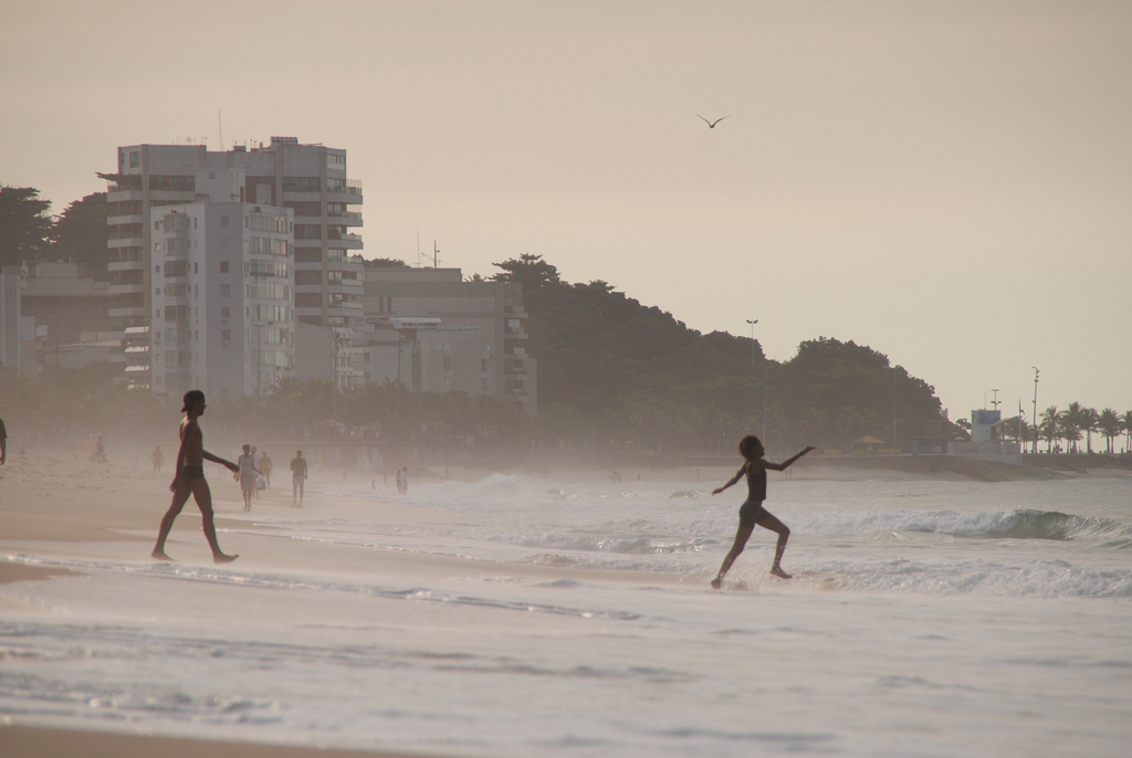 Greet the day on Ipanema Beach in Rio de Janeiro