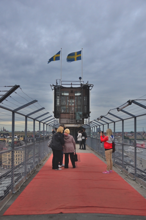 Take the Katarinahissen elevator – or, if you want a workout, the adjacent staircase – for a bird's eye view of central Stockholm