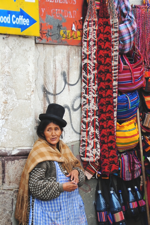 There's a reason indigenous people, such as this woman in La Paz, dress the way they do
