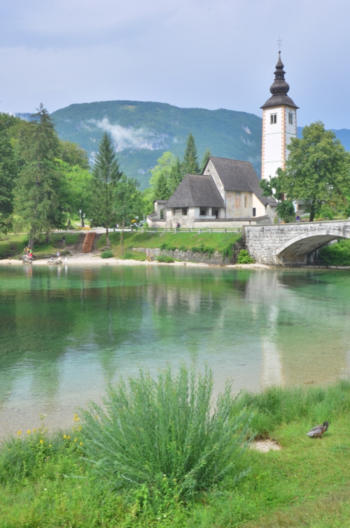 Lake Bohinj is even less crowded than Lake Bled, which makes it seem even more like a fairy tale