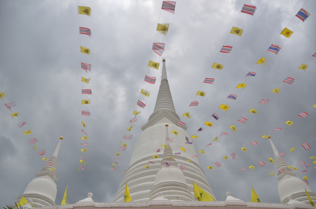 Wat Prayun under stormy, August skies