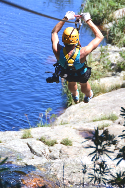 Zip lining is an awesome option for adventure travel in Storms River, if you don't want to bungee jumps