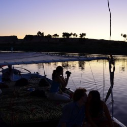 Felucca Boat on Nile River in Egypt