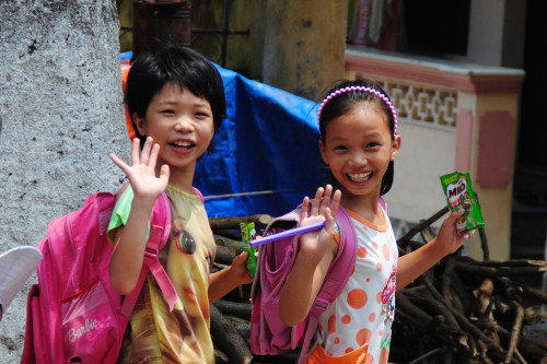 School Girls in Vietnam