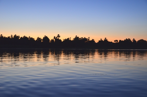 Watching sunset from the felucca is worth the price of admission alone